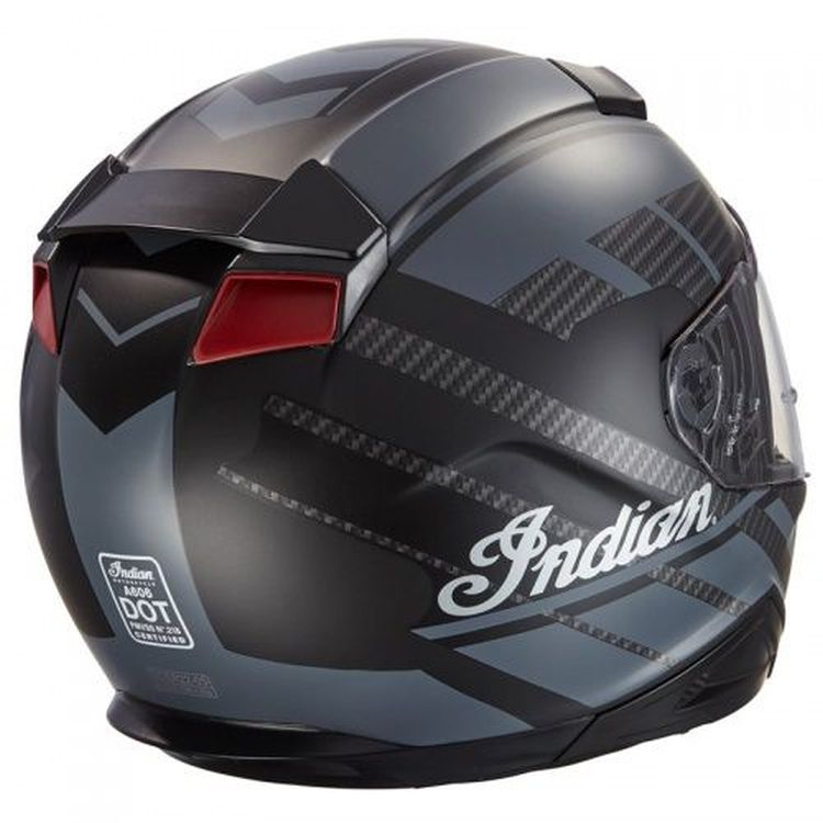 Indian Motorcycle Full Face Matte Sport Helmet, Black